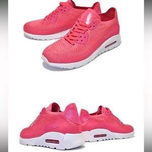 Nike Air Max Sneakers 90 Ultra 2.0 Flyknit Women's Shoes Pink